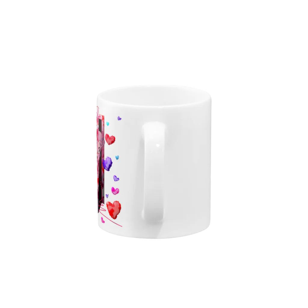 瞬 しゅん Escortの構って欲しい闇ツインテちゃん Mug :handle