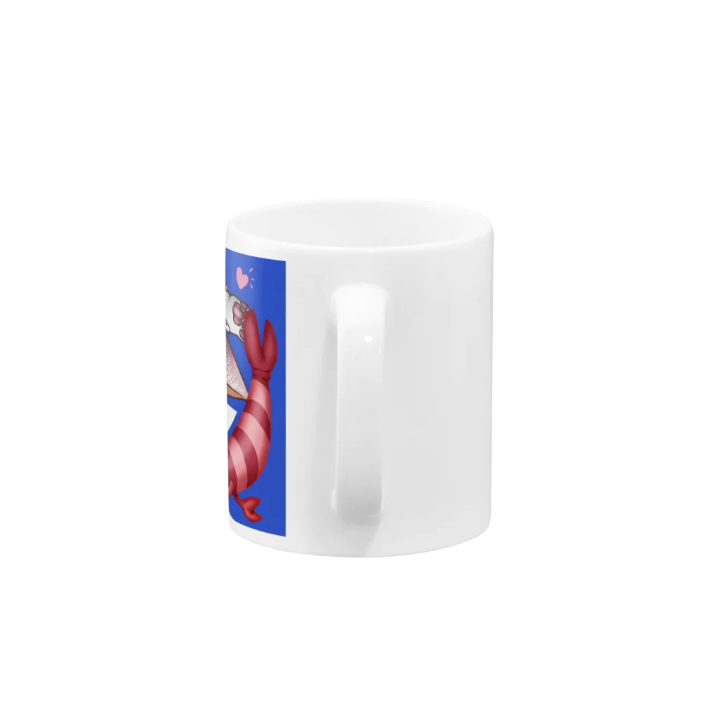 RinQooのエビハチ Mug :handle