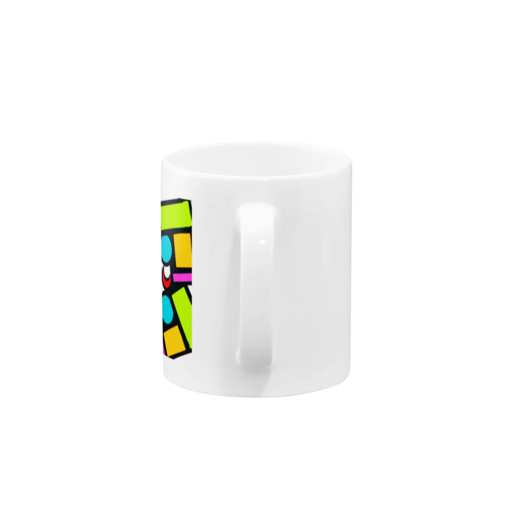 pastelia　shopのステン堂…stained  glass Mug :handle