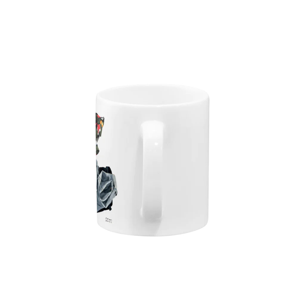 にくまん子の殻 Mug :handle