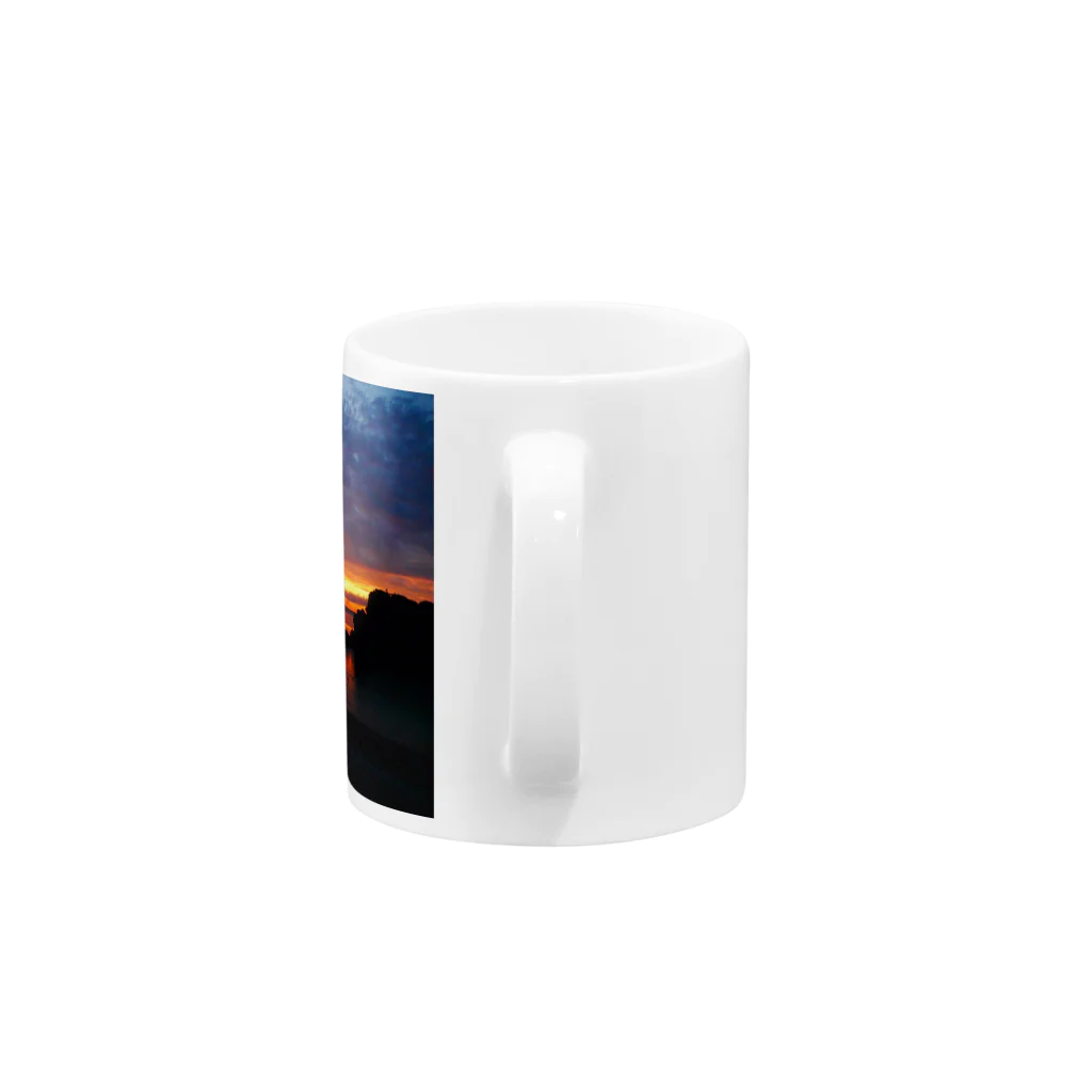 いかくんのsunset Mug :handle