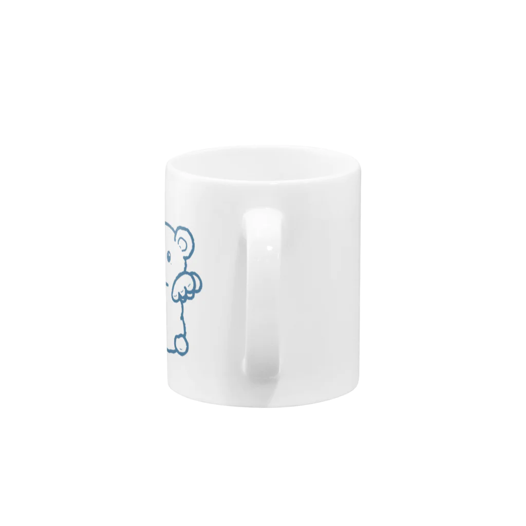 Annaのべべコット（もこもこ） Mug :handle