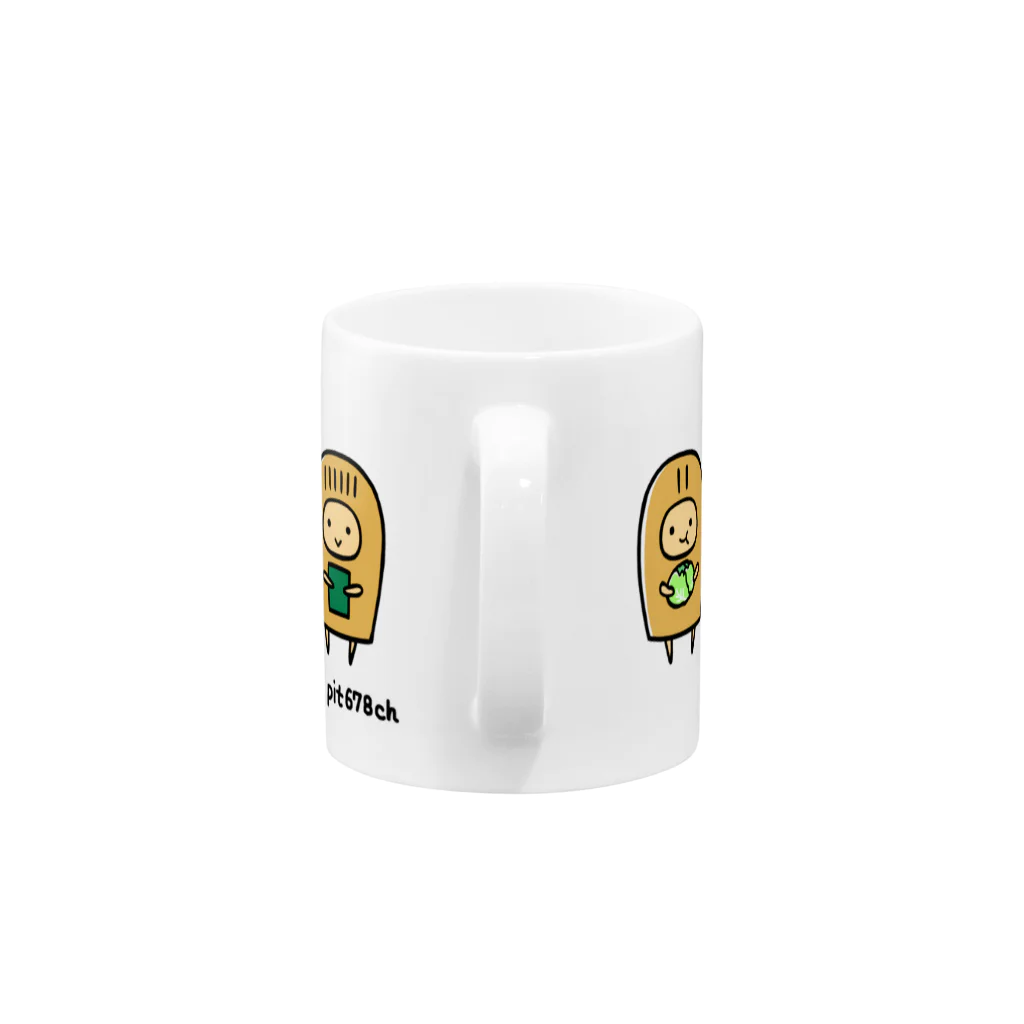 pit678chのこぴっと５兄弟マグカップ Mug :handle