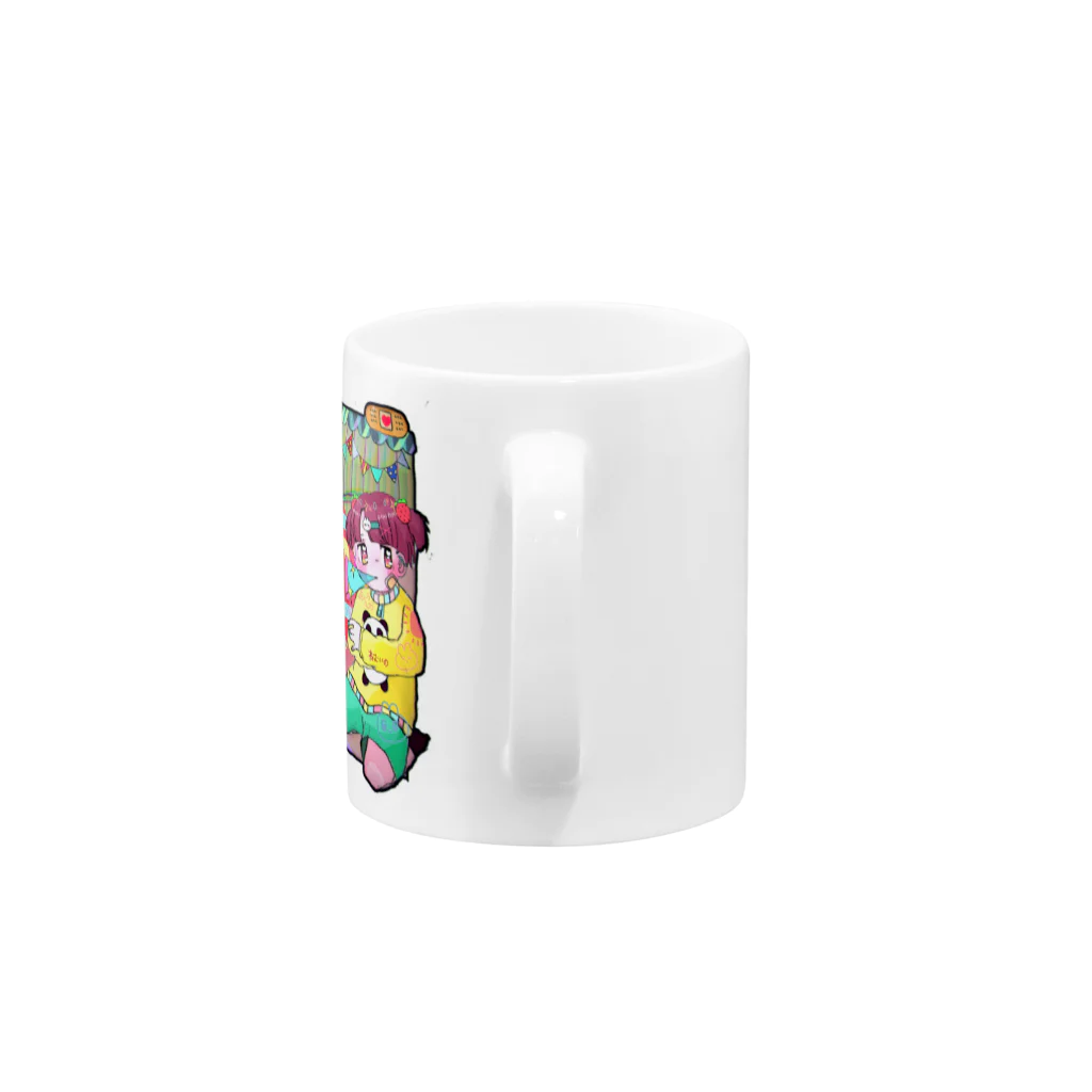 あきかんのゆめかわいいとサブカル Mug :handle