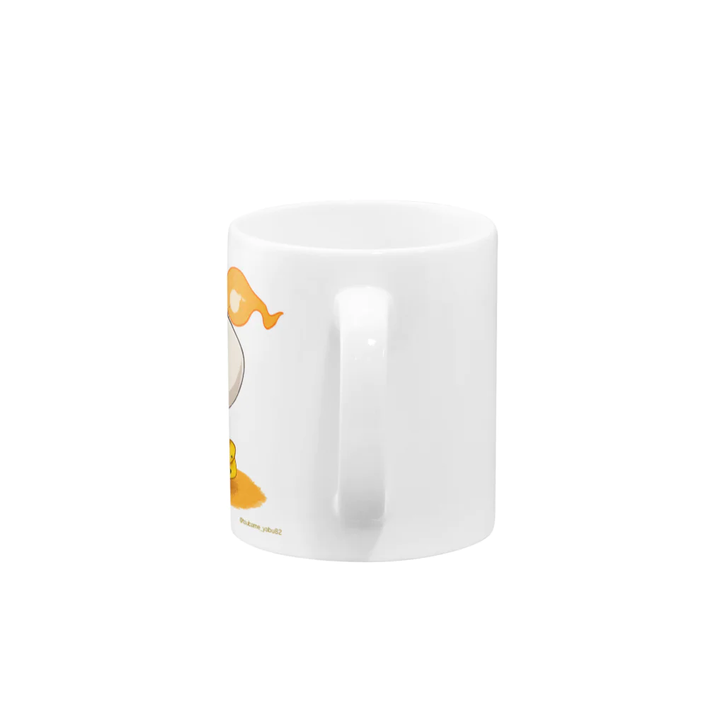 やぶつばめのお出かけキャンドル Mug :handle