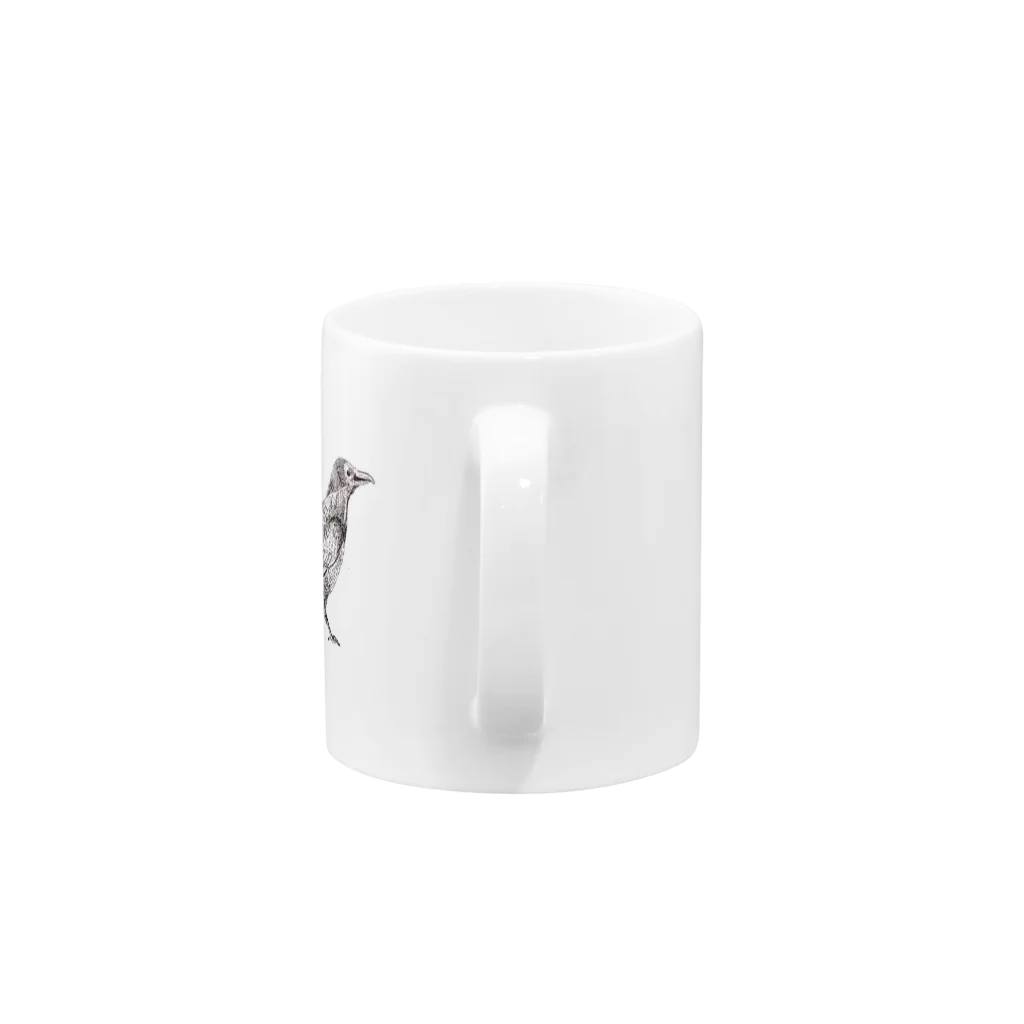 naty's doodlesのsimple bird doodle Mug :handle