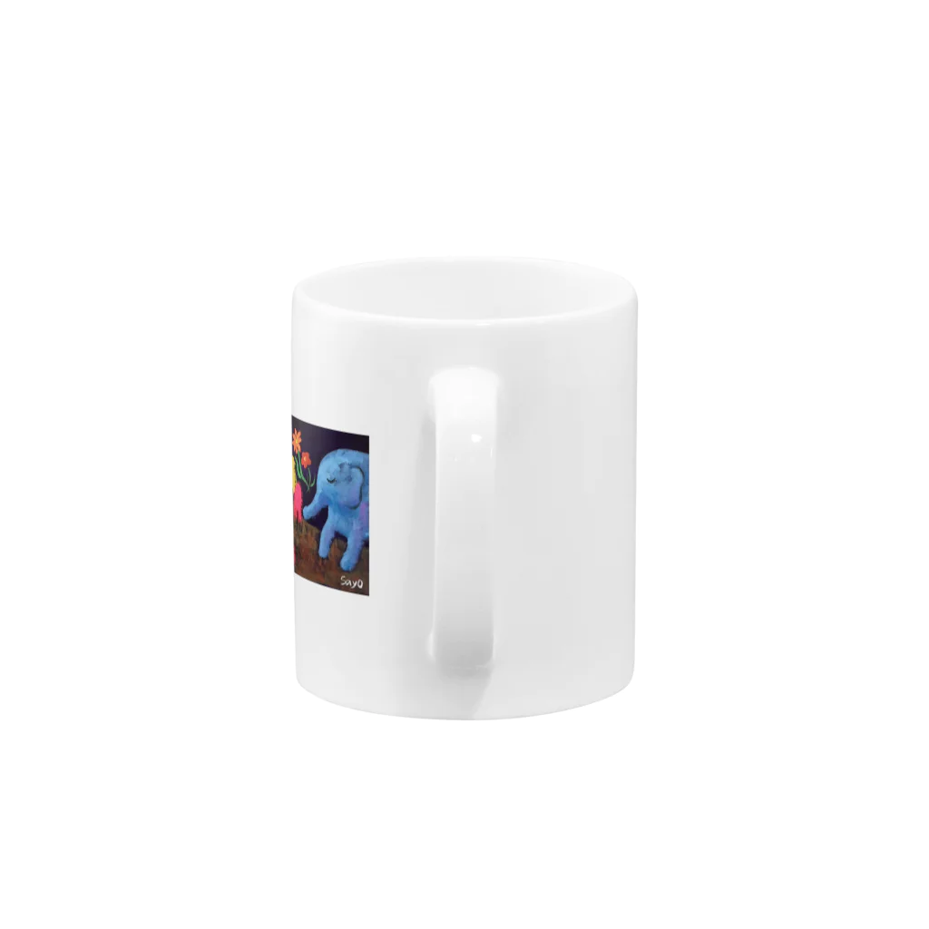 ばっちゃんカフェのねむねむの森 Mug :handle
