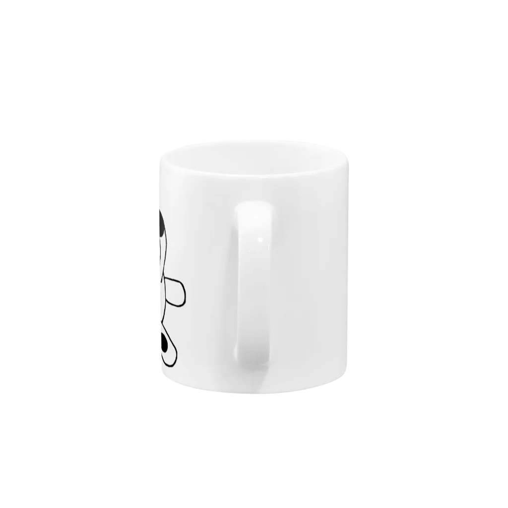 ドラネコ商会のいぬはりこ Mug :handle