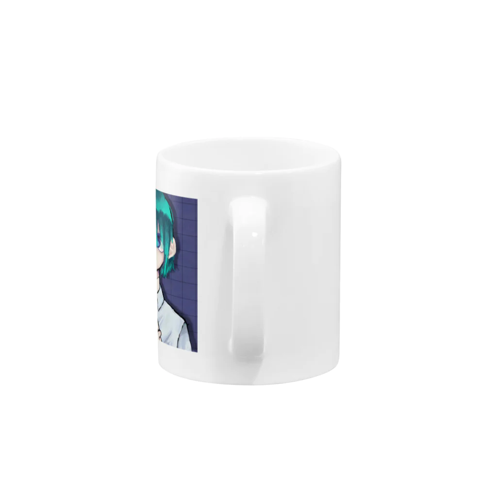 正真正銘焼肉定食の無題 Mug :handle