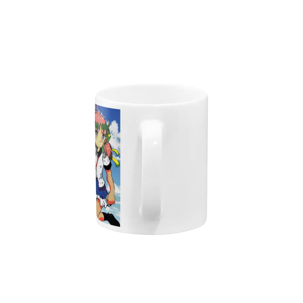 みくりんの真夏の女の子 Mug :handle