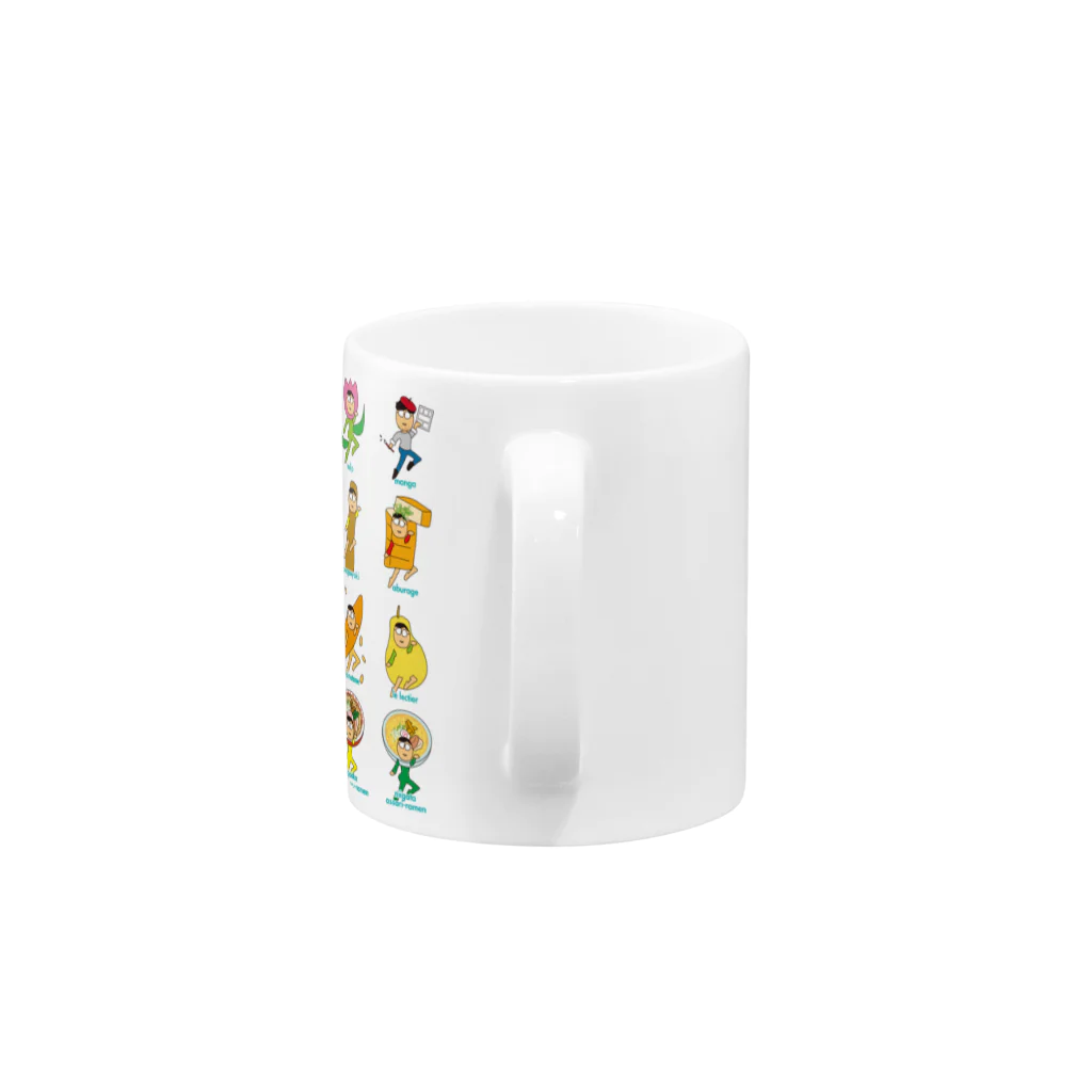 三遊亭フリーザの新潟のおのちゃん Mug :handle