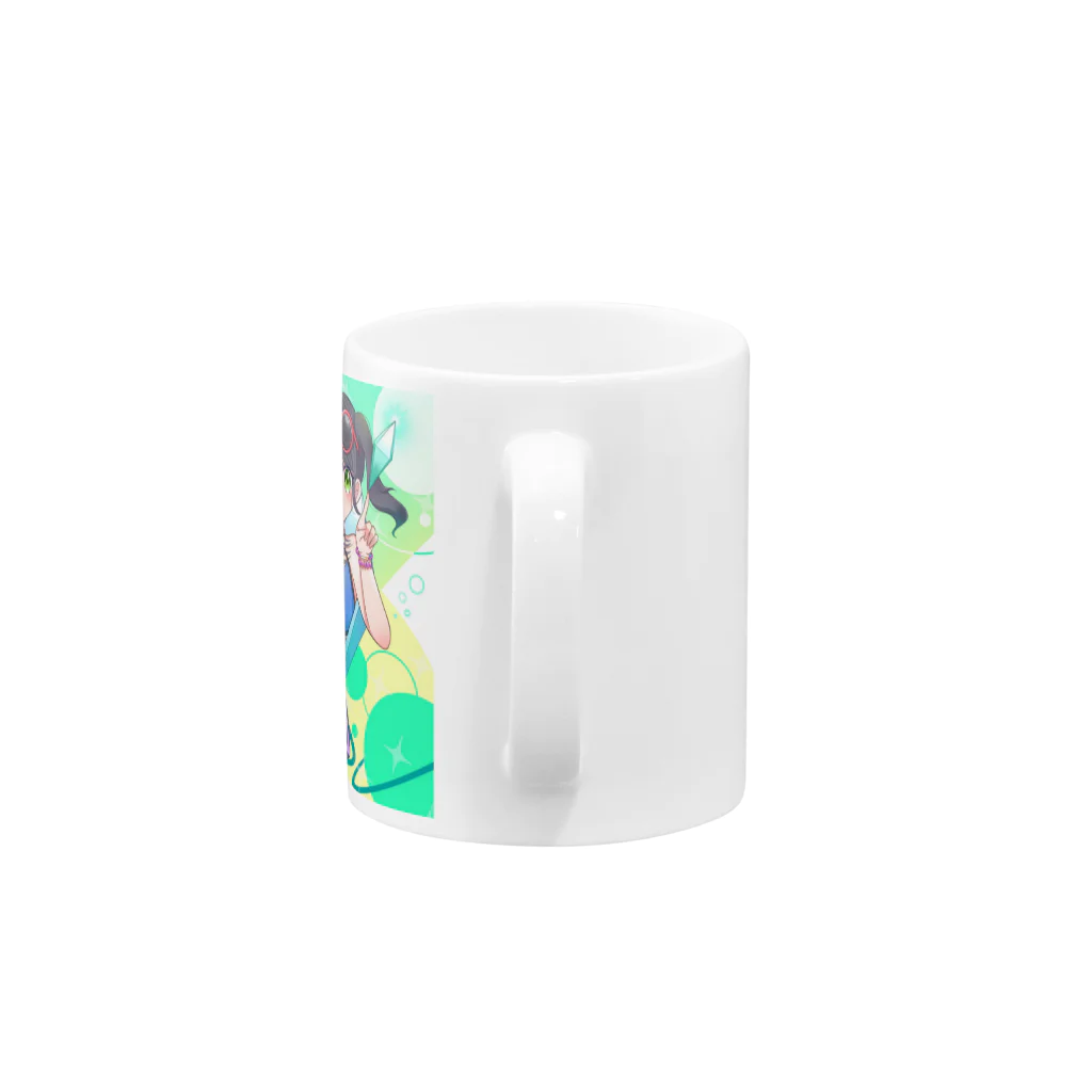 ☪︎·̩͙ポムポムりゅぅじの水着クリスタ Mug :handle