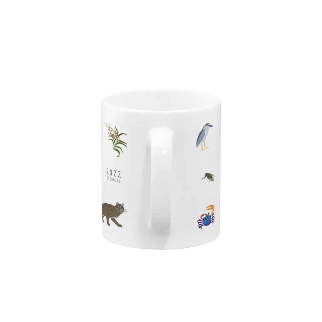 しまのなかまfromIRIOMOTEのしまのなかま　2022IRIOMOTE Mug :handle