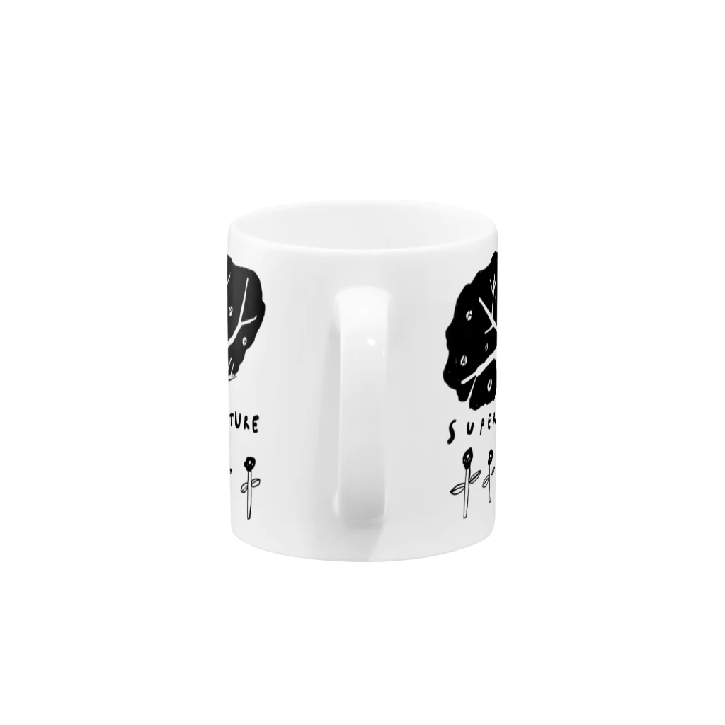 aki_ishibashiのスーパーネイチャー Mug :handle