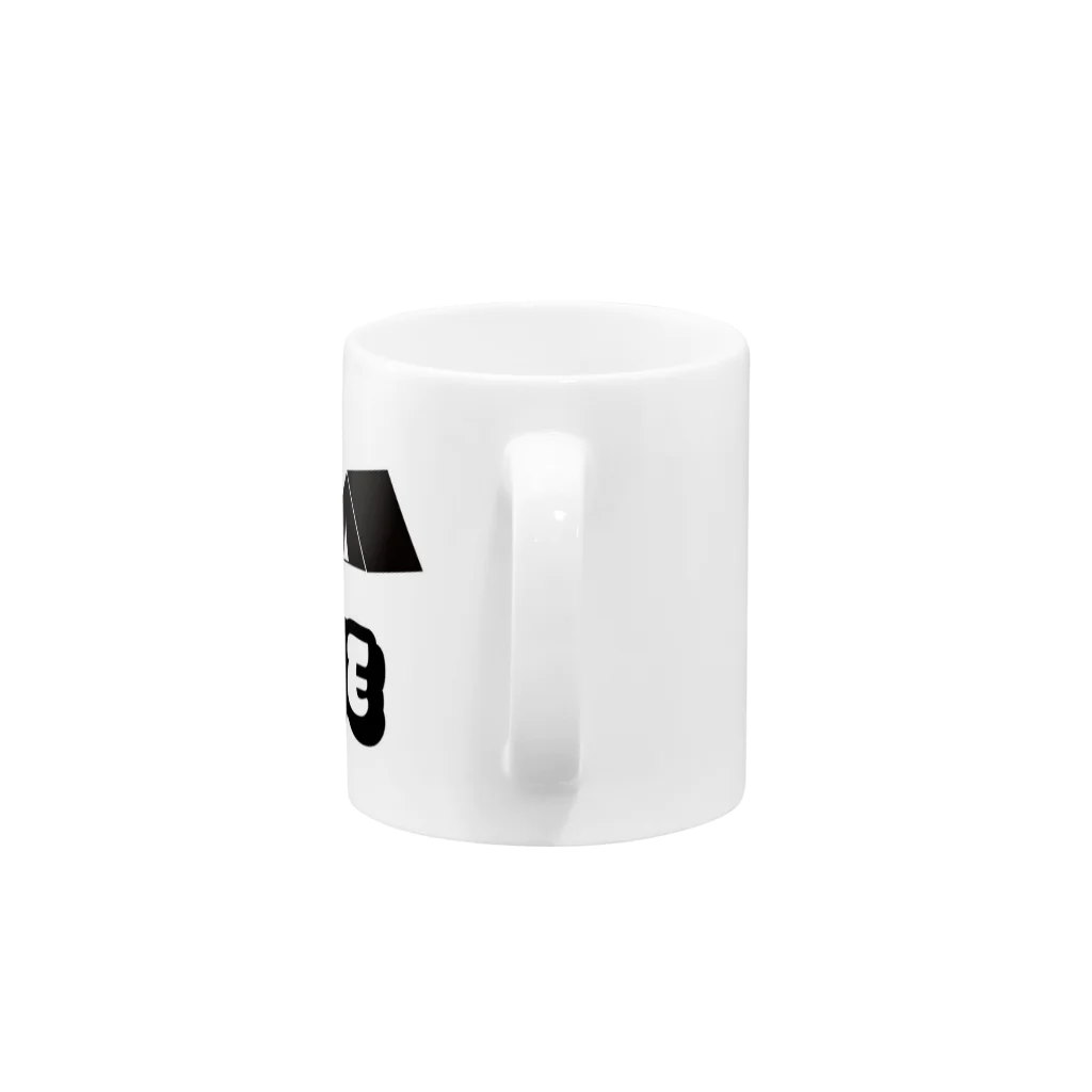 アウトドアデザインのNO CAMP NO LIFE Mug :handle
