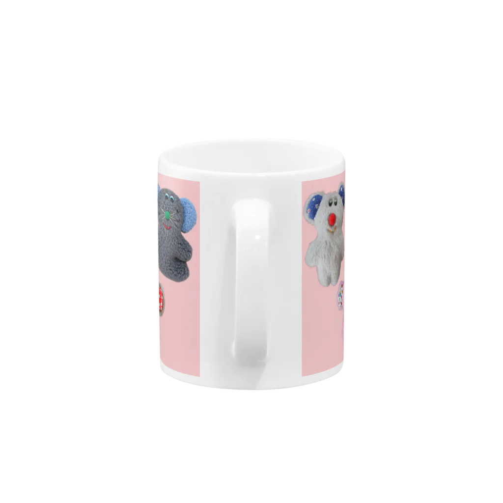 むにゅのポポポポワラ Mug :handle