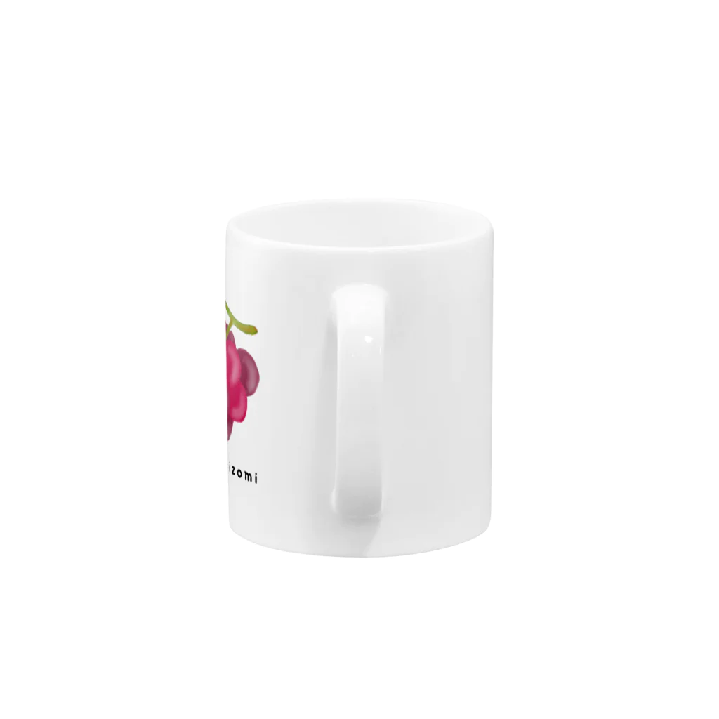 zomizomiのぶどう Mug :handle