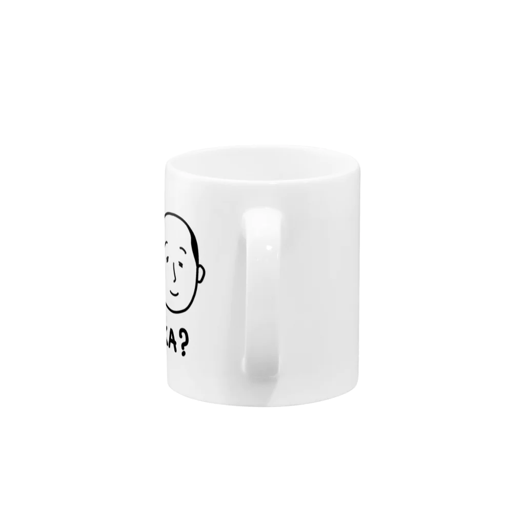 ティアティフ＠LINEスタンプ&TシャツのDONO HAGE DESUKA? Mug :handle