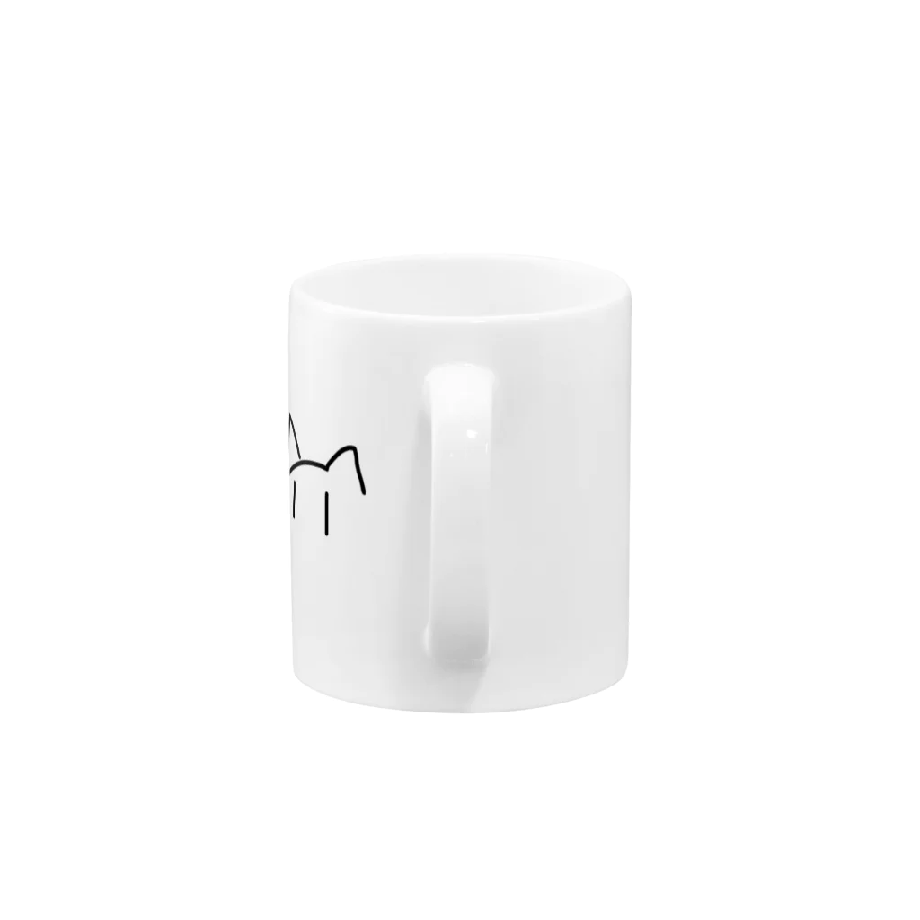 エッフェル塔のショップのぬぅえこ Mug :handle