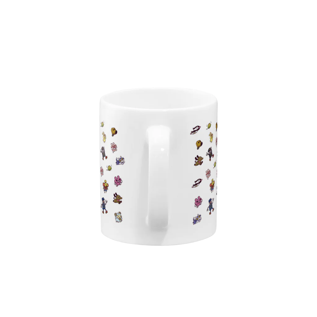 PostPet Official ShopのPostPetは走るよどこまでも Mug :handle