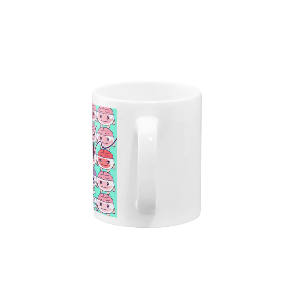 のうみそんののうみそん Mug :handle