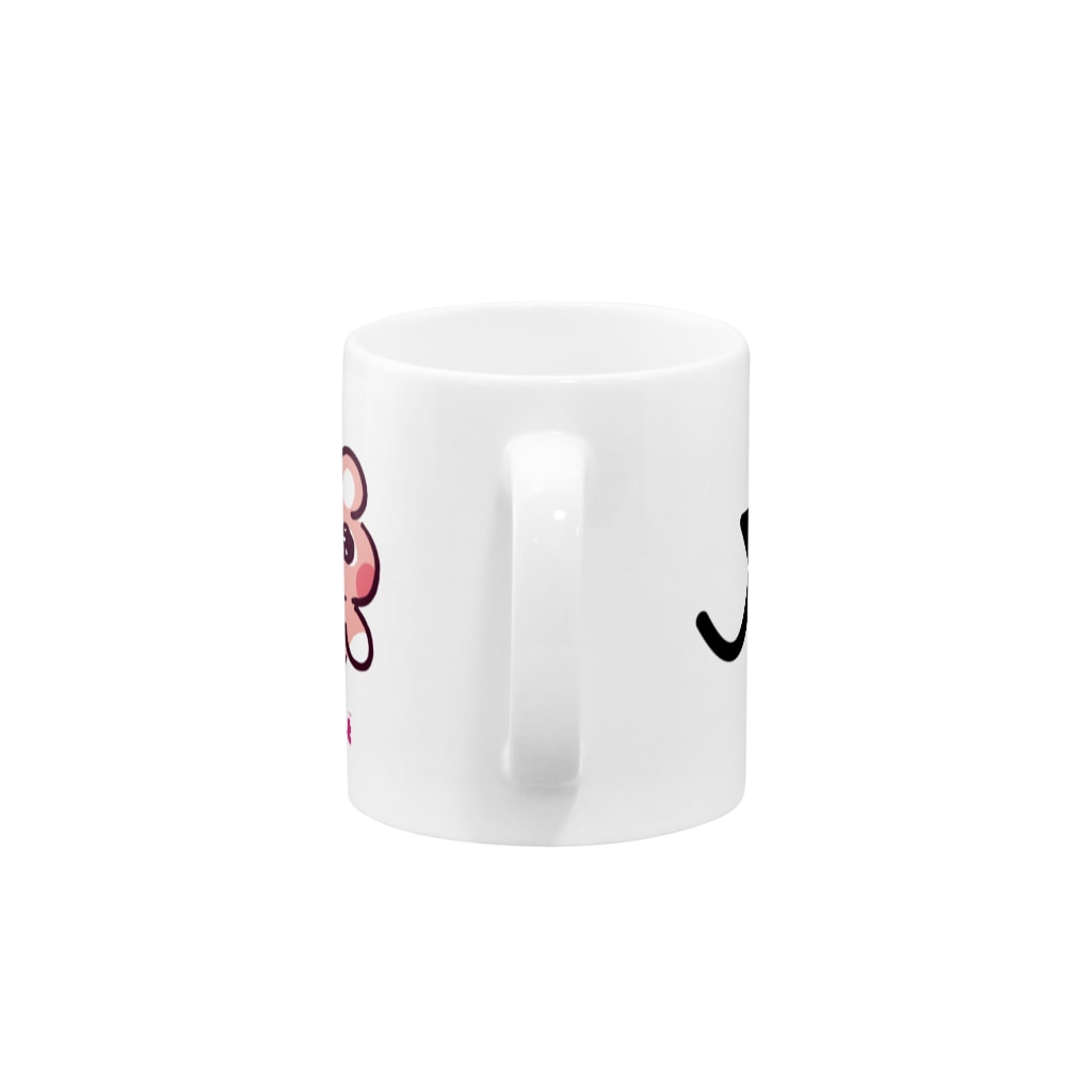 PostPet Official Shopのおすわりコモモ Mug :handle
