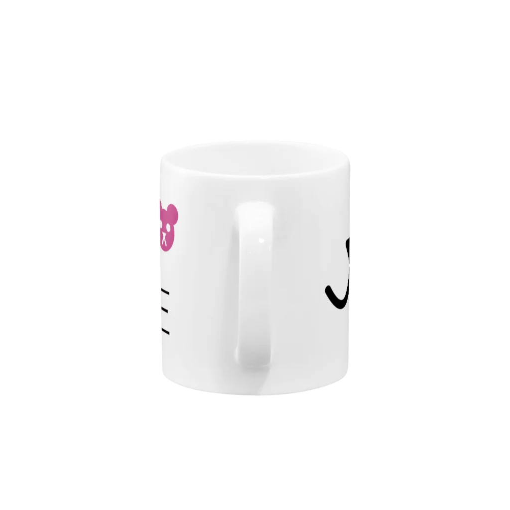 PostPet Official ShopのLOVEモモ Mug :handle