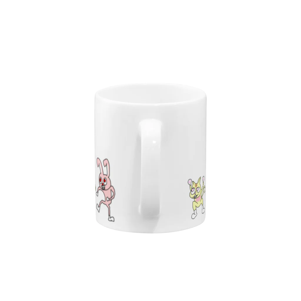 ロードスター専門店のねこうさぎ Mug :handle