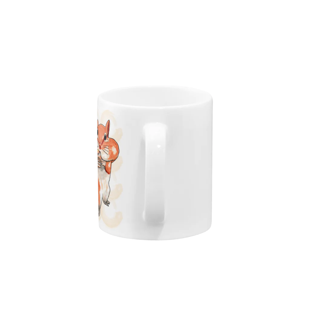 ショウガTの腹八分目リス Mug :handle