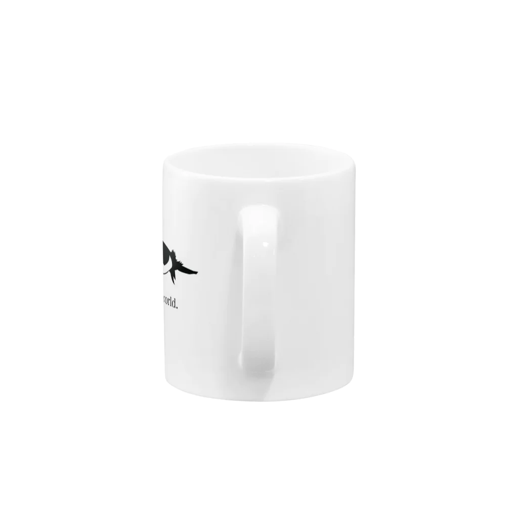 shibaのペンギン Mug :handle