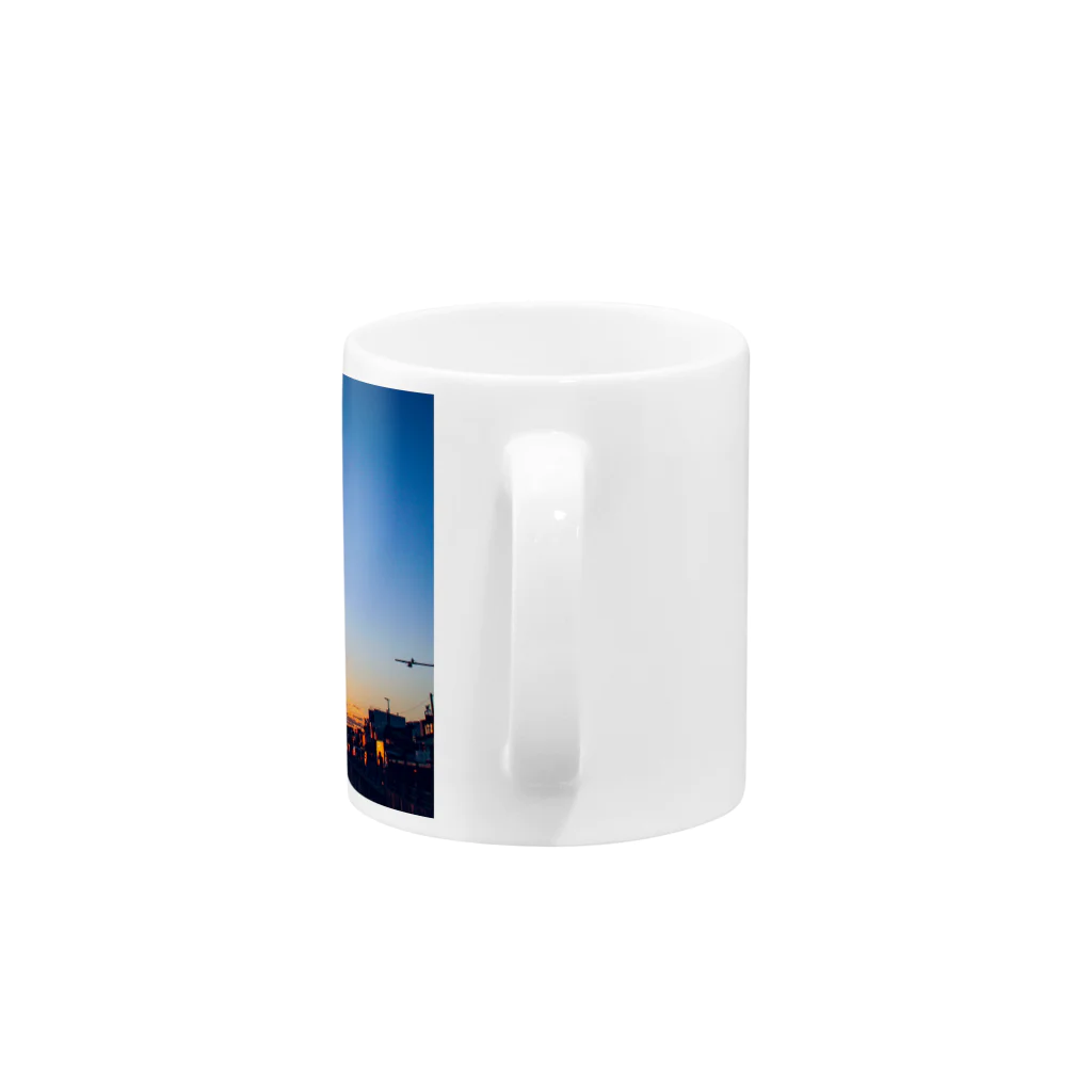 サニーデイ.1dayのSunset湘南（七里ヶ浜） Mug :handle