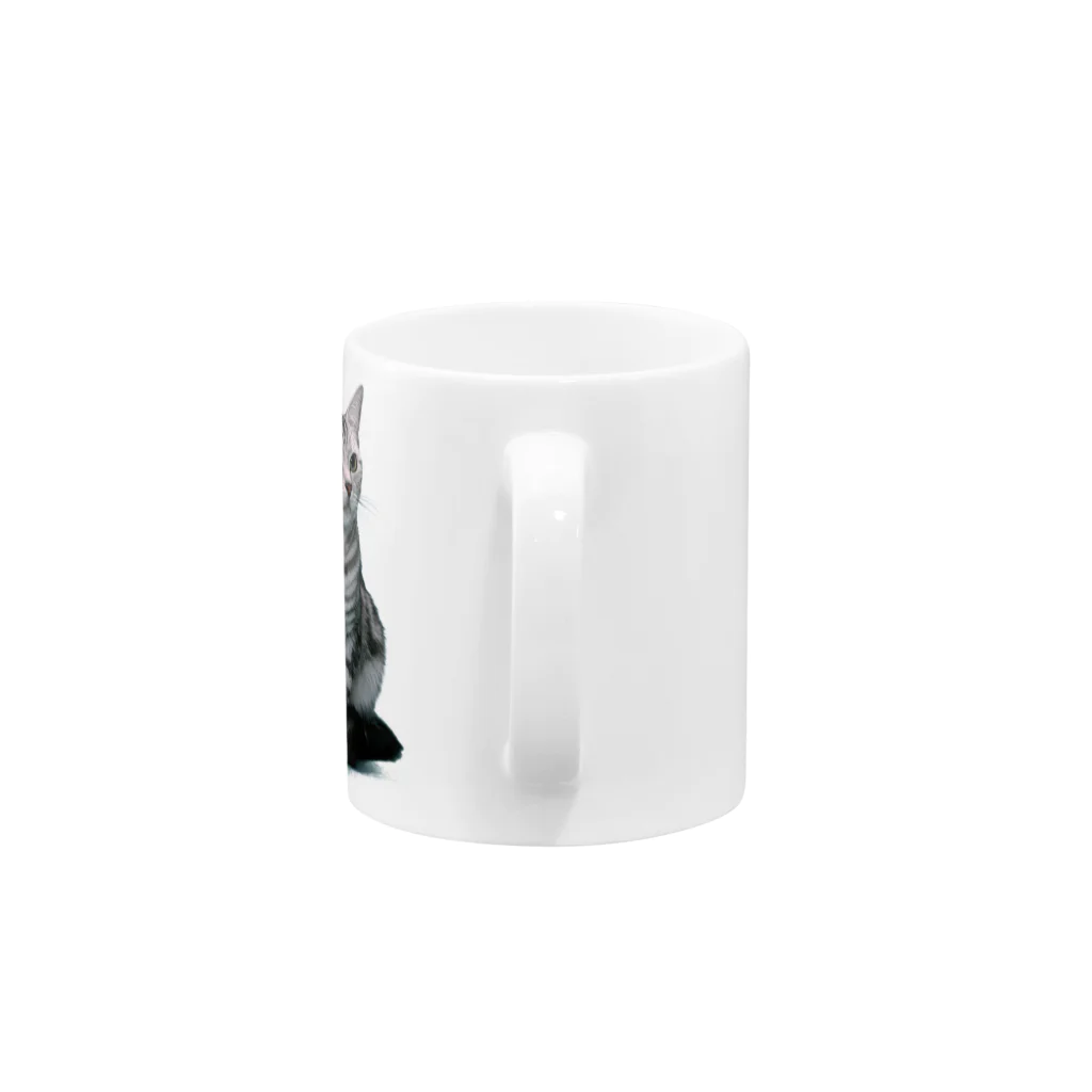 Rubbishのねこ Mug :handle