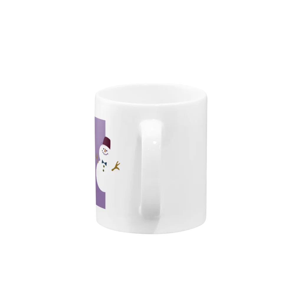 Hinaのまるくて かわいい purple Mug :handle