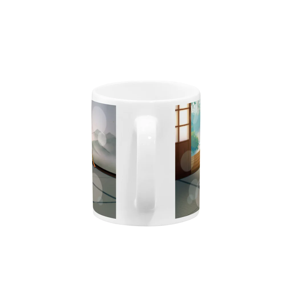 USENの【ゼロ職】番組特製イラスト入りマグカップ Mug :handle