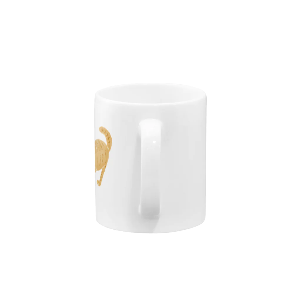 力丸のお店のすとれっちねこ Mug :handle