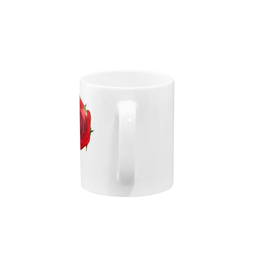 脂身通信Ｚの赤い薔薇_2111 Mug :handle