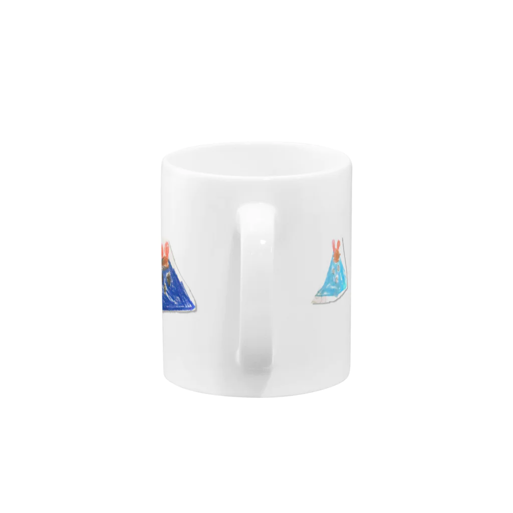ヒイズルのうさぎのプリン Mug :handle
