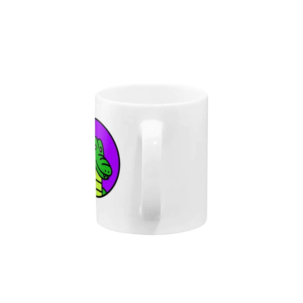 クリプトン教授/professorcrypton.ethのBasic Crocodile Mug :handle