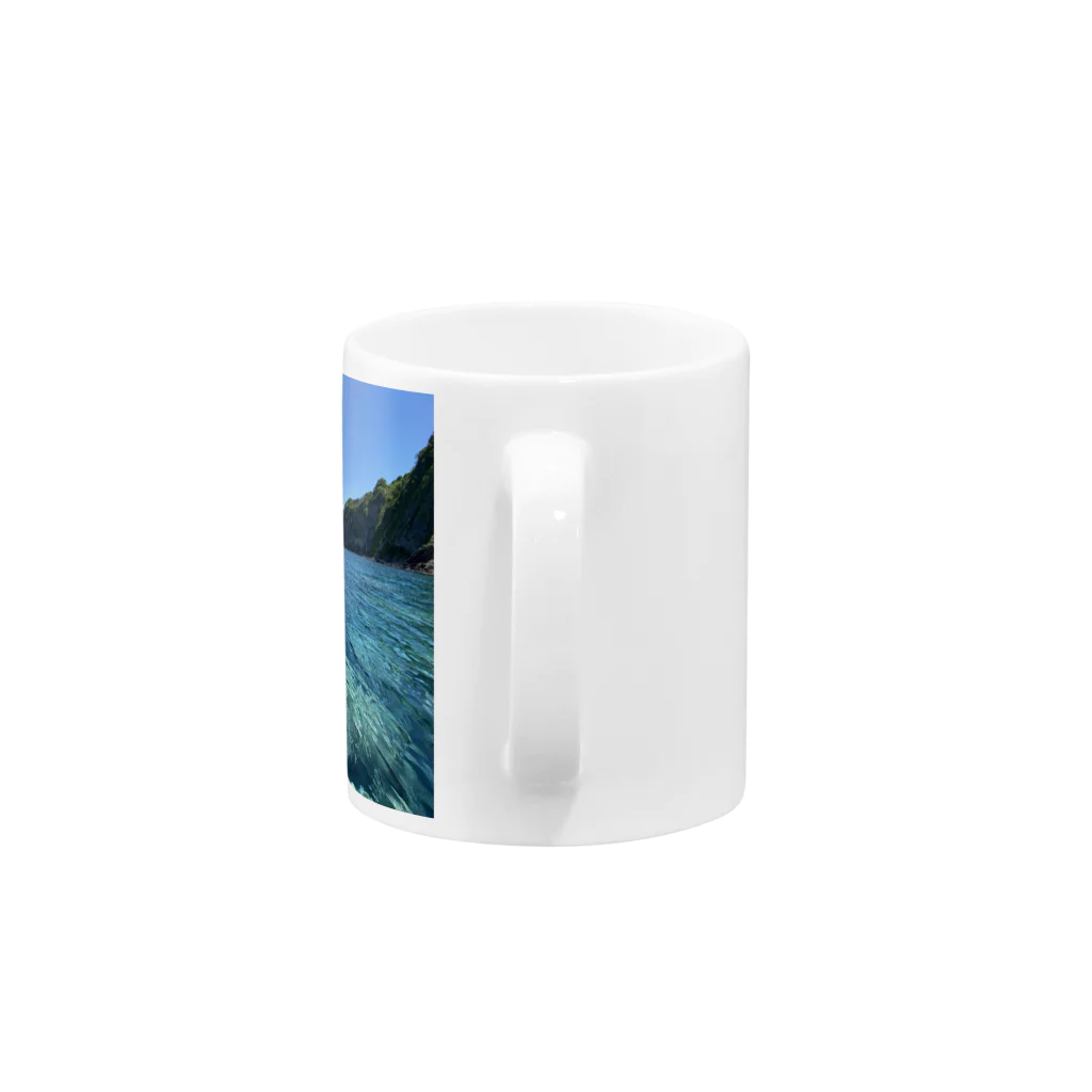 ほっかいどーGOの積丹ブルー Mug :handle