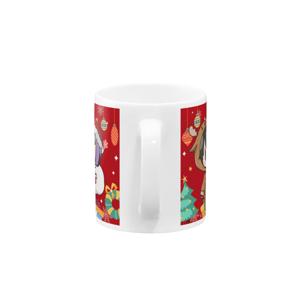 TSC 公式のいちくんりとちゃんオリジナルマグカップ Christmas.ver Mug :handle