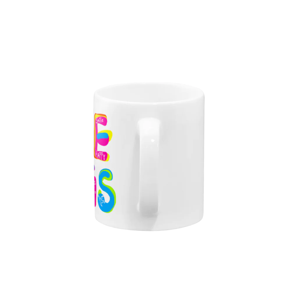 マジシャンもやしくんのショップのフリーハグ／FREE HUGS Mug :handle