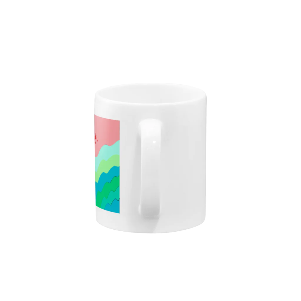 omochinouenの夢と現実のあいだ Mug :handle