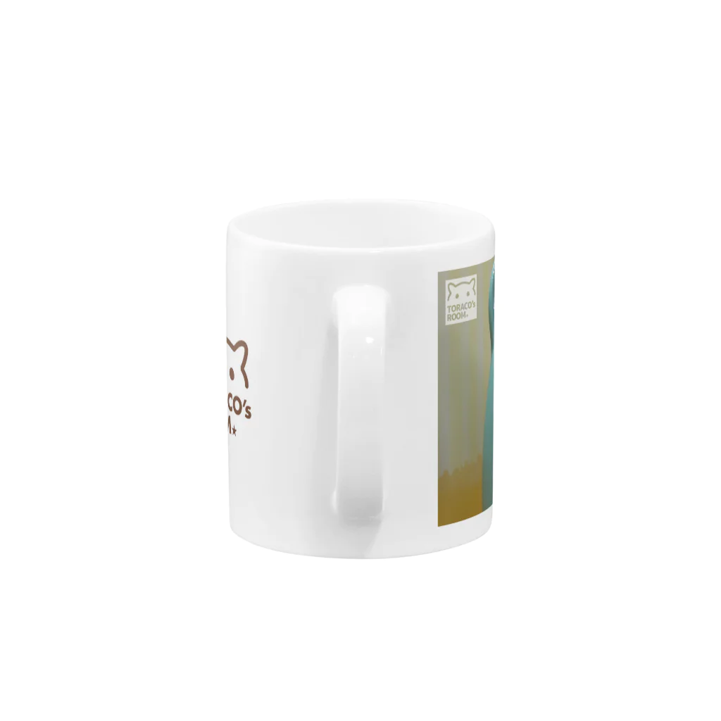 とらこの部屋☆ショップのくりこちゃん Mug :handle