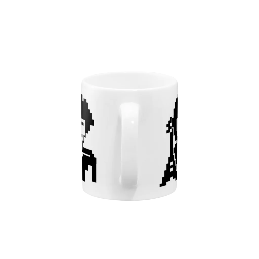 Momi Buncho Lab SHOPのpodo Mag (Bitmap) Mug :handle