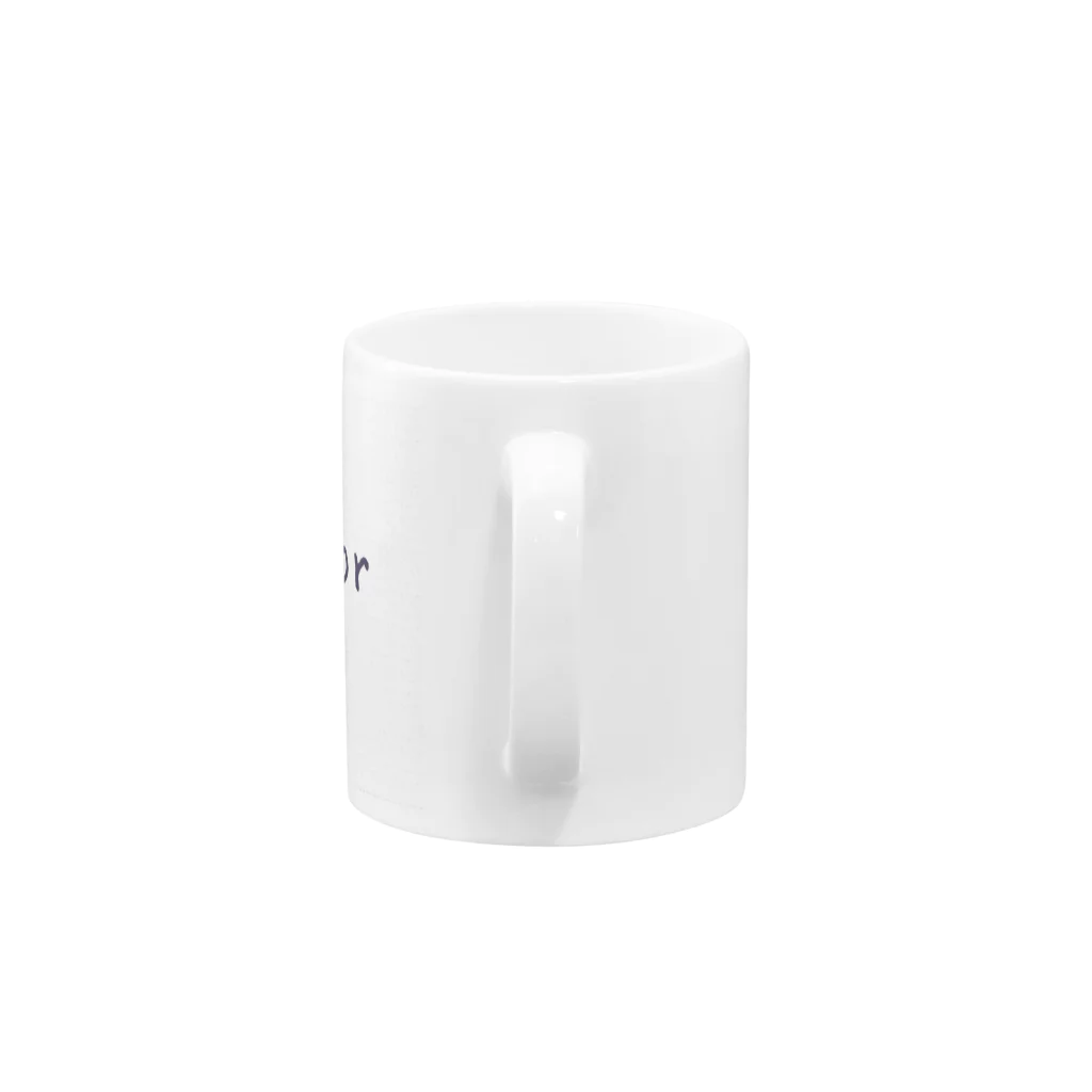 シンプルロゴのflor Mug :handle
