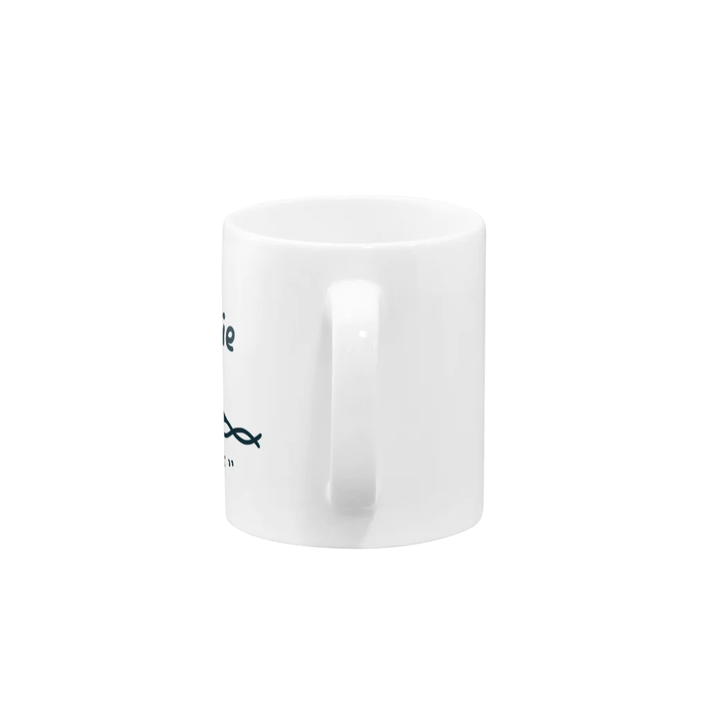 Andiamoのネッシー（紺） Mug :handle