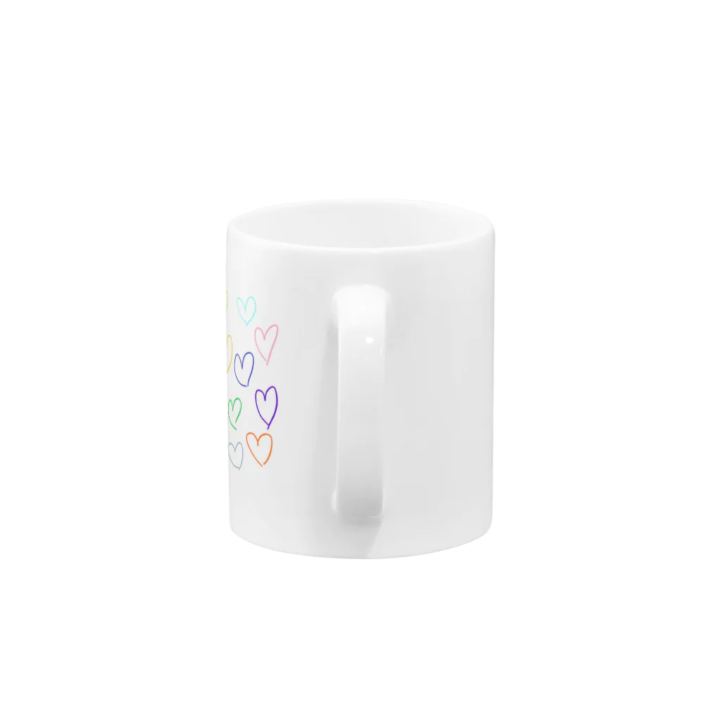 heart shopのハート　この世界に愛を Mug :handle