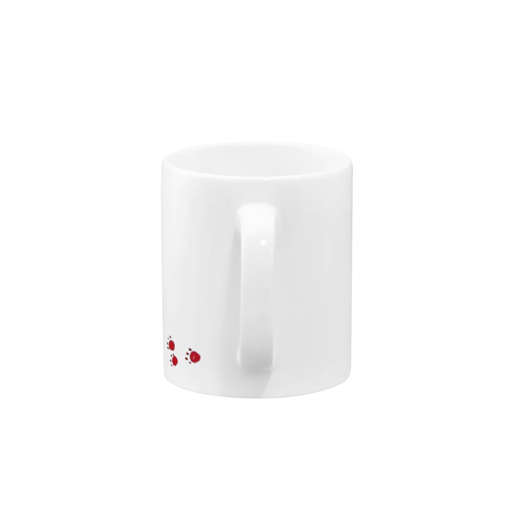 平和🕊(ピンフ)のとらちゃん Mug :handle