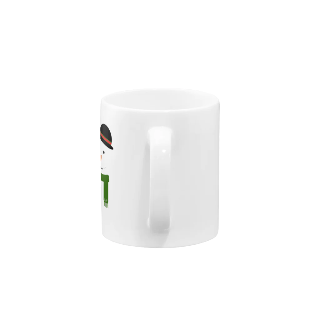はちよんごのスノーマン Mug :handle