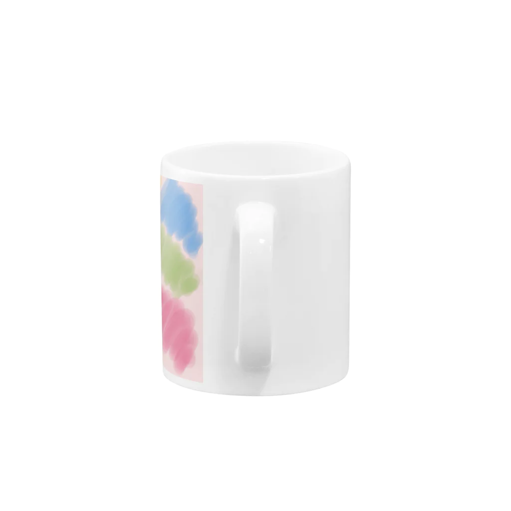 ワイの【おみせやさん】のワイのマグカップ Mug :handle